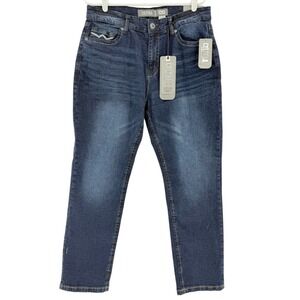 NEWDEFECT Cultura Men's Athletic Fit Natural Flex Stretch Blue Denim Jeans 34x30